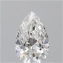Natural Diamond 0.50 Carats, Pear with  Cut, F Color, VS2 Clarity and Certified by GIA