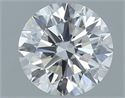 Lab Grown Diamond 1.04 Carats, Round with Excellent Cut, D Color, VVS1 Clarity and Certified by IGI