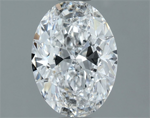 Picture of Natural Diamond 1.21 Carats, Oval with  Cut, D Color, SI1 Clarity and Certified by GIA
