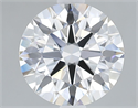 Lab Grown Diamond 2.35 Carats, Round with Excellent Cut, E Color, VS1 Clarity and Certified by GIA