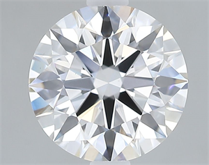 Picture of Lab Grown Diamond 2.35 Carats, Round with Excellent Cut, E Color, VS1 Clarity and Certified by GIA