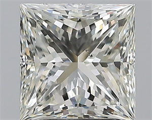Picture of Natural Diamond 2.50 Carats, Princess with  Cut, J Color, SI1 Clarity and Certified by GIA