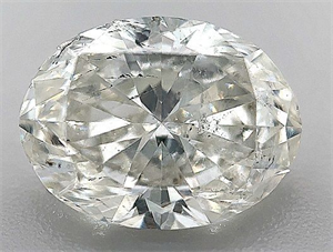 Foto Diamante Natural 1.51 quilates, Ovalado , Color H, claridad SI2 y certificado HRD de