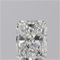 Natural Diamond 1.50 Carats, Radiant with  Cut, F Color, VS2 Clarity and Certified by GIA