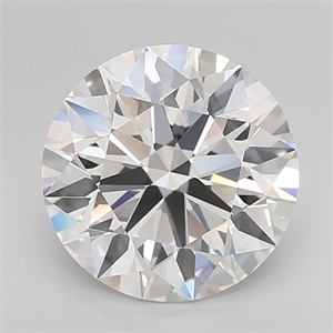 Picture of Lab Grown Diamond 5.56 Carats, Round with Ideal Cut, F Color, IF Clarity and Certified by IGI