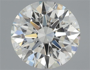 Picture of Natural Diamond 1.01 Carats, Round with Excellent Cut, J Color, VS1 Clarity and Certified by GIA