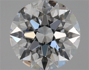 Picture of Natural Diamond 0.90 Carats, Round with Excellent Cut, D Color, SI2 Clarity and Certified by GIA