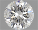 Natural Diamond 1.01 Carats, Round with Excellent Cut, G Color, I1 Clarity and Certified by GIA