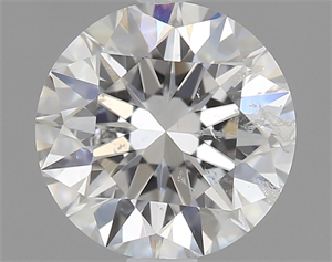 Picture of Natural Diamond 1.01 Carats, Round with Excellent Cut, G Color, I1 Clarity and Certified by GIA