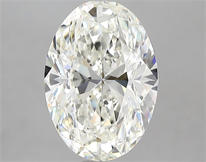 Picture of Natural Diamond 3.00 Carats, Oval with  Cut, H Color, VVS2 Clarity and Certified by IGI