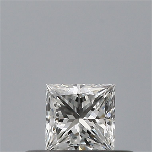Picture of Natural Diamond 0.23 Carats, Princess with  Cut, F Color, VVS2 Clarity and Certified by GIA