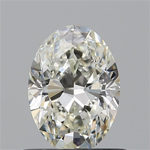 Picture of Natural Diamond 0.73 Carats, Oval with  Cut, J Color, VVS2 Clarity and Certified by GIA