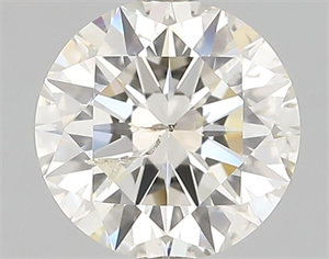 Picture of Natural Diamond 1.00 Carats, Round with Excellent Cut, L Color, I1 Clarity and Certified by GIA