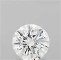Lab Grown Diamond 1.08 Carats, Round with Ideal Cut, E Color, VVS1 Clarity and Certified by IGI