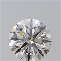 Natural Diamond 2.01 Carats, Round with Excellent Cut, J Color, SI1 Clarity and Certified by GIA
