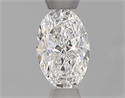 Diamante Natural 0.40 quilates, Ovalado , Color D, claridad VS1 y certificado GIA