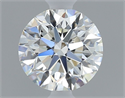 Diamante Natural 0.41 quilates, Redondo , Color H, claridad IF y certificado GIA