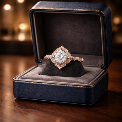 1.50 center Lab Grown Art deco Halo engagement ring`for Rounds Cushions and Princess diamonds