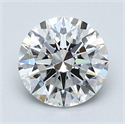 Diamante Natural 1.54 quilates, Redondo , Color F, claridad VVS2 y certificado GIA