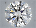 Lab Grown Diamond 6.01 Carats, Round with Excellent Cut, E Color, VVS2 Clarity and Certified by IGI