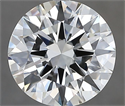 Diamante Natural 2.41 quilates, Redondo , Color J, claridad VVS2 y certificado GIA