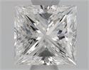 Natural Diamond 0.70 Carats, Princess with  Cut, E Color, VVS2 Clarity and Certified by GIA
