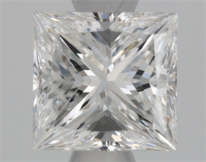Picture of Natural Diamond 0.70 Carats, Princess with  Cut, E Color, VVS2 Clarity and Certified by GIA