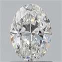 Diamante Natural 0.70 quilates, Ovalado , Color F, claridad VS2 y certificado GIA