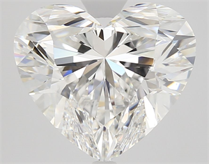 Picture of Natural Diamond 3.50 Carats, Heart with  Cut, F Color, VVS1 Clarity and Certified by GIA