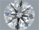 Diamante Natural 0.70 quilates, Redondo , Color H, claridad VVS1 y certificado GIA