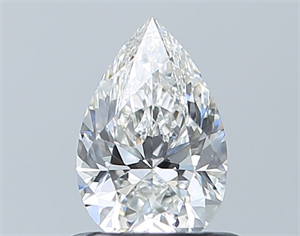 Foto Diamante Natural 0.70 quilates, De pera , Color G, claridad SI1 y certificado GIA de