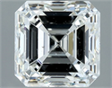 Natural Diamond 2.01 Carats, Asscher with  Cut, G Color, SI1 Clarity and Certified by IGI