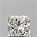 Natural Diamond 1.50 Carats, Princess with  Cut, J Color, VVS1 Clarity and Certified by GIA