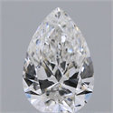 Diamante Natural 0.40 quilates, De pera , Color E, claridad VS1 y certificado GIA