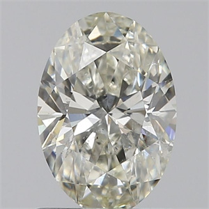 Picture of Natural Diamond 0.81 Carats, Oval with  Cut, J Color, SI1 Clarity and Certified by IGI