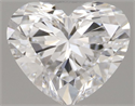 Natural Diamond 0.33 Carats, Heart with  Cut, D Color, VS2 Clarity and Certified by GIA