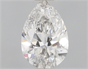 Natural Diamond 0.30 Carats, Pear with  Cut, F Color, I1 Clarity and Certified by GIA