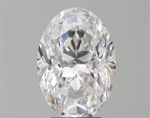 Picture of Natural Diamond 4.01 Carats, Oval with  Cut, D Color, VVS2 Clarity and Certified by GIA