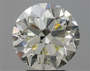 Foto Diamante Natural 4.01 quilates, Redondo , Color M, claridad SI2 y certificado GIA de