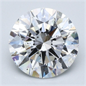 Diamante Natural 3.05 quilates, Redondo , Color D, claridad SI2 y certificado GIA