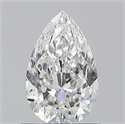 Natural Diamond 0.90 Carats, Pear with  Cut, E Color, VVS1 Clarity and Certified by GIA
