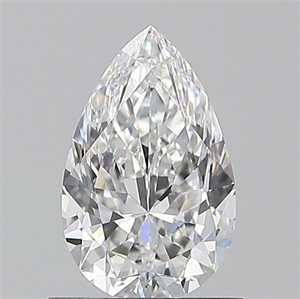 Picture of Natural Diamond 0.90 Carats, Pear with  Cut, E Color, VVS1 Clarity and Certified by GIA