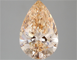 Picture of Lab Grown Diamond 2.05 Carats, Pear with  Cut, Fancy Intense Pink Color, VVS2 Clarity and Certified by IGI