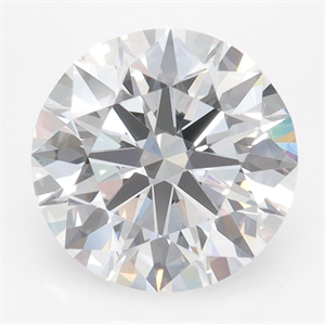Picture of Lab Grown Diamond 3.24 Carats, Round with Ideal Cut, D Color, VVS1 Clarity and Certified by IGI