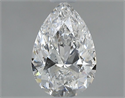 Natural Diamond 0.70 Carats, Pear with  Cut, E Color, SI1 Clarity and Certified by GIA