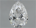 Diamante Natural 0.70 quilates, De pera , Color E, claridad SI1 y certificado GIA