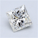 Diamante Natural 1.58 quilates, Princesa , Color G, claridad VVS2 y certificado GIA