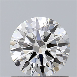 Picture of Natural Diamond 0.77 Carats, Round with Excellent Cut, F Color, VS1 Clarity and Certified by GIA