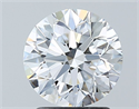 Natural Diamond 1.80 Carats, Round with Excellent Cut, D Color, VS1 Clarity and Certified by GIA