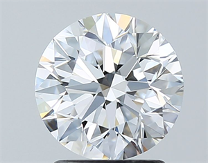 Picture of Natural Diamond 1.80 Carats, Round with Excellent Cut, D Color, VS1 Clarity and Certified by GIA